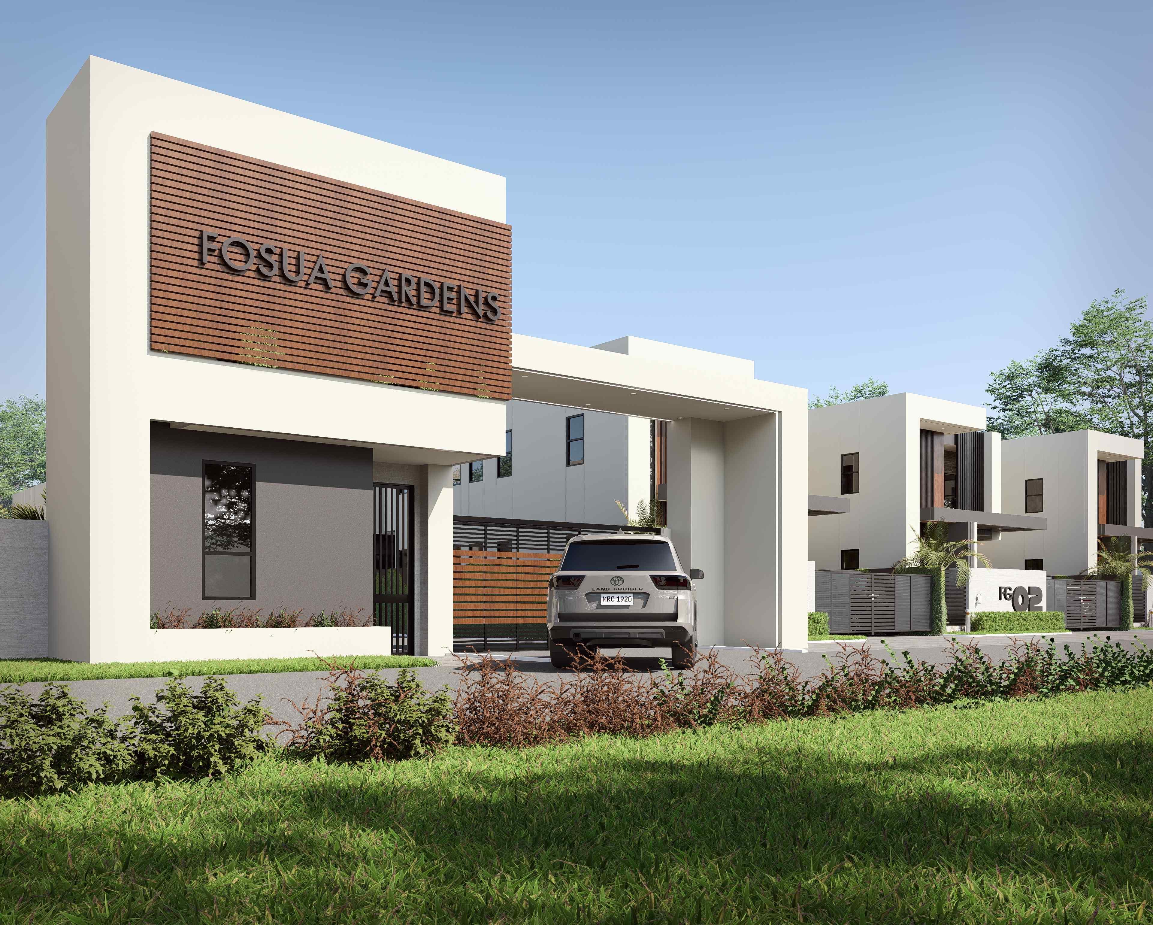 Fosua Gardens estate main entrance